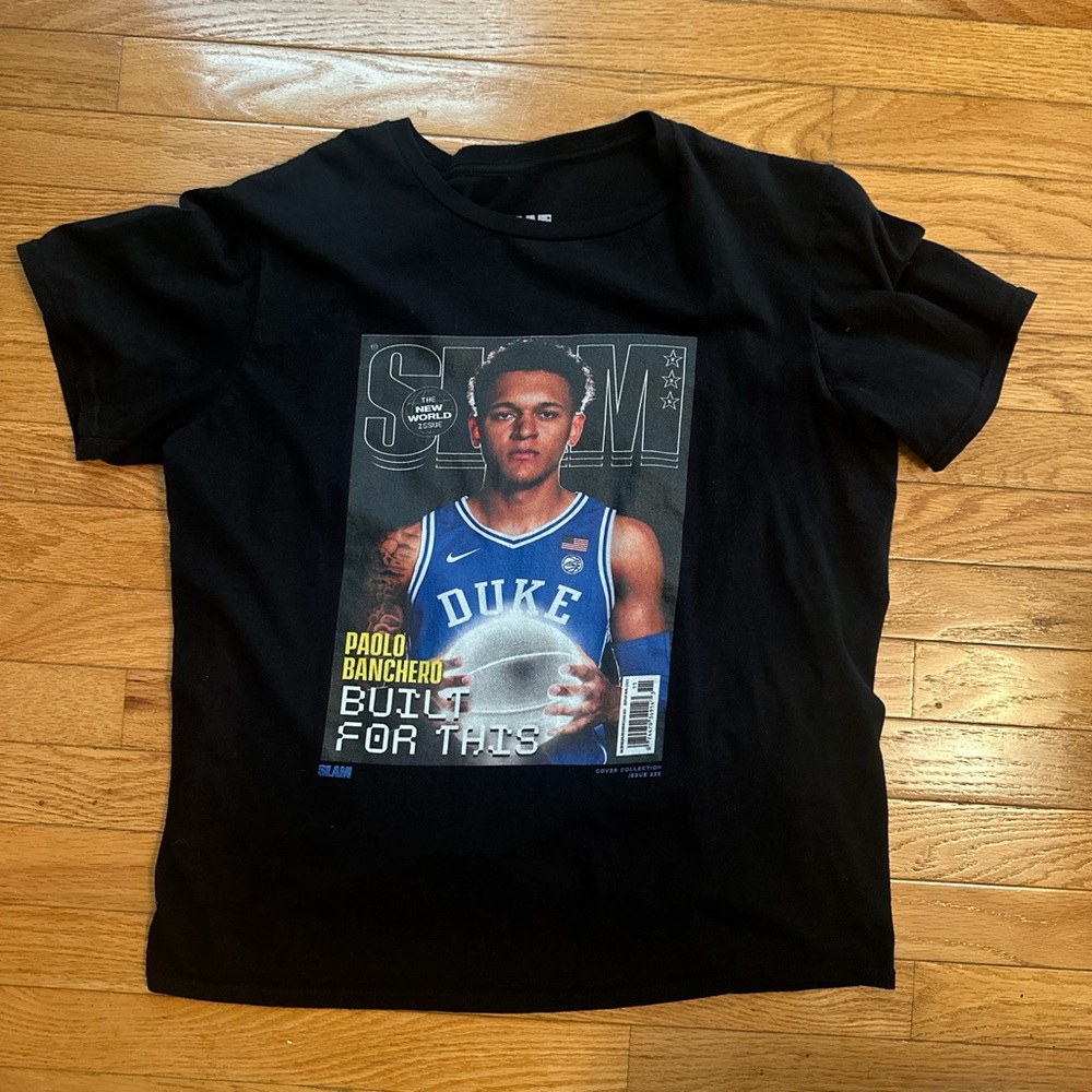 Black SLAM Paolo Banchero Graphic T-Shirt